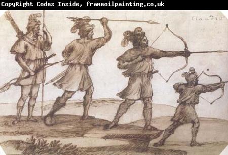 Claude Lorrain Four Archers (mk17)